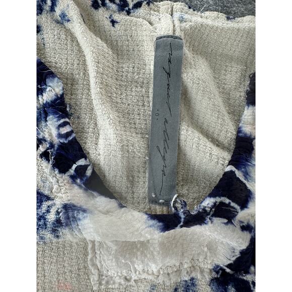 Raquel Allegra Tie Dye Silk Knit Short Sleeve Mini Women's Size 0 US Small/4 - Picture 6 of 10